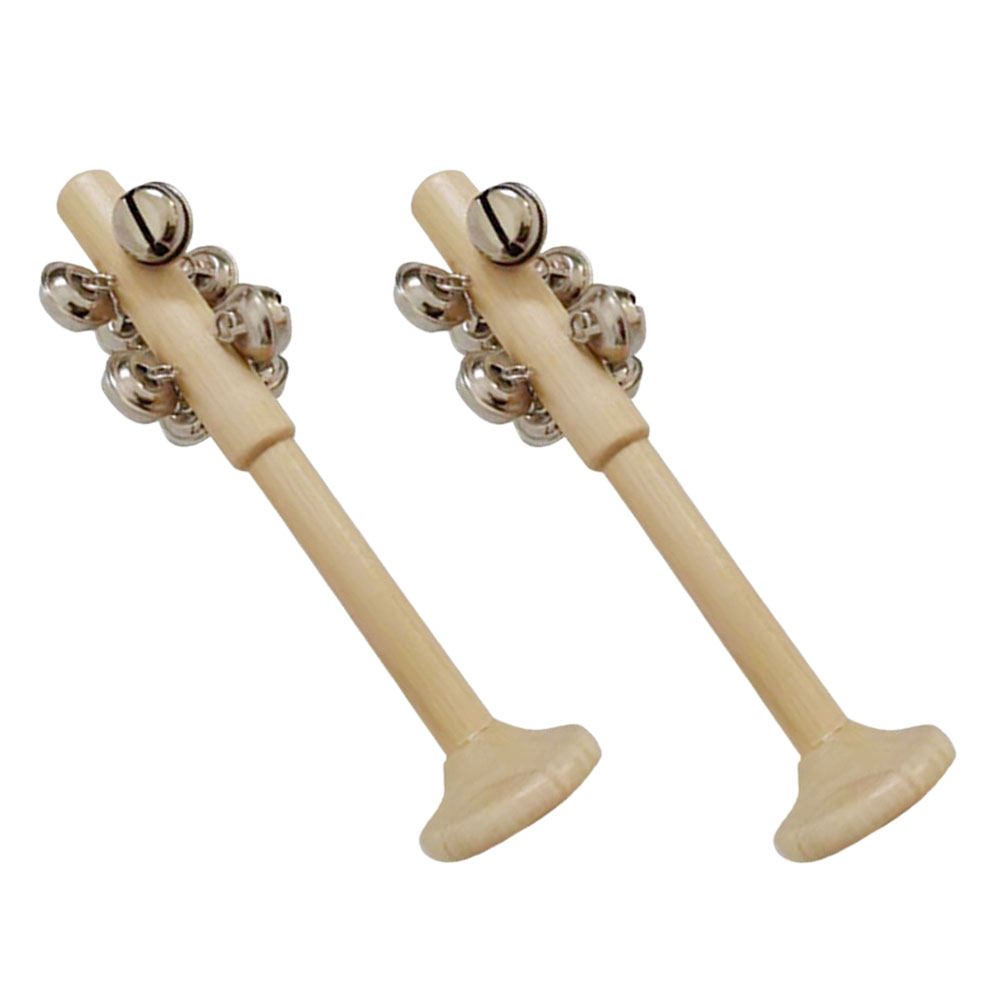 Musical Instrument For Toddlers - 2 Campanelli in Legno, Strumento Musicale