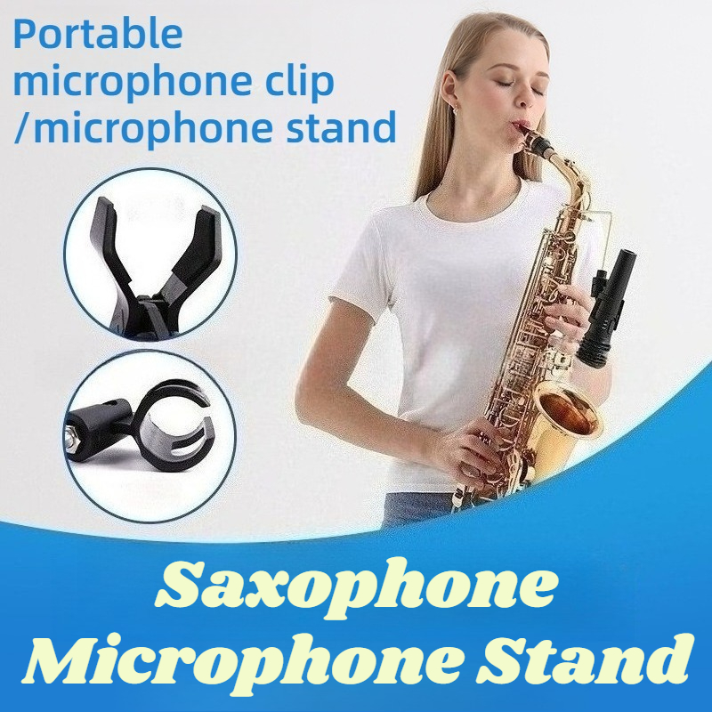 Musical Instrument Accessories - Supporto per microfono per sassofono in