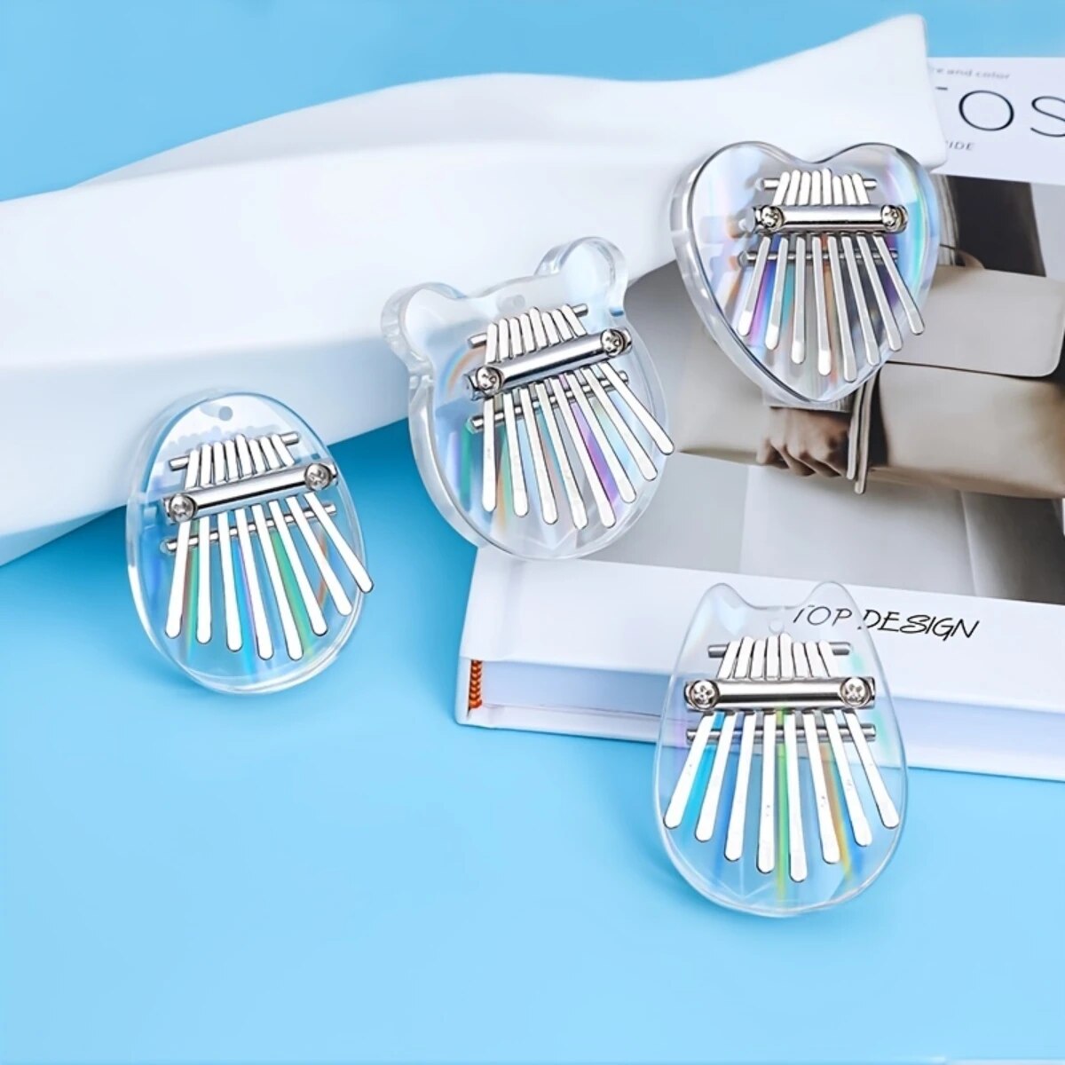 Musical Instrument Balalaika - Miwayer 8 tasti Mini Kalimba Arcobaleno