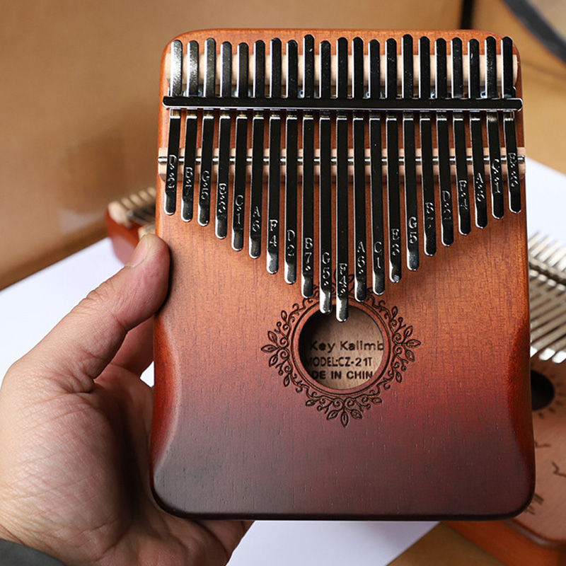 Musical Instrument Balalaika - 21 tasti in mogano Kalimba 17