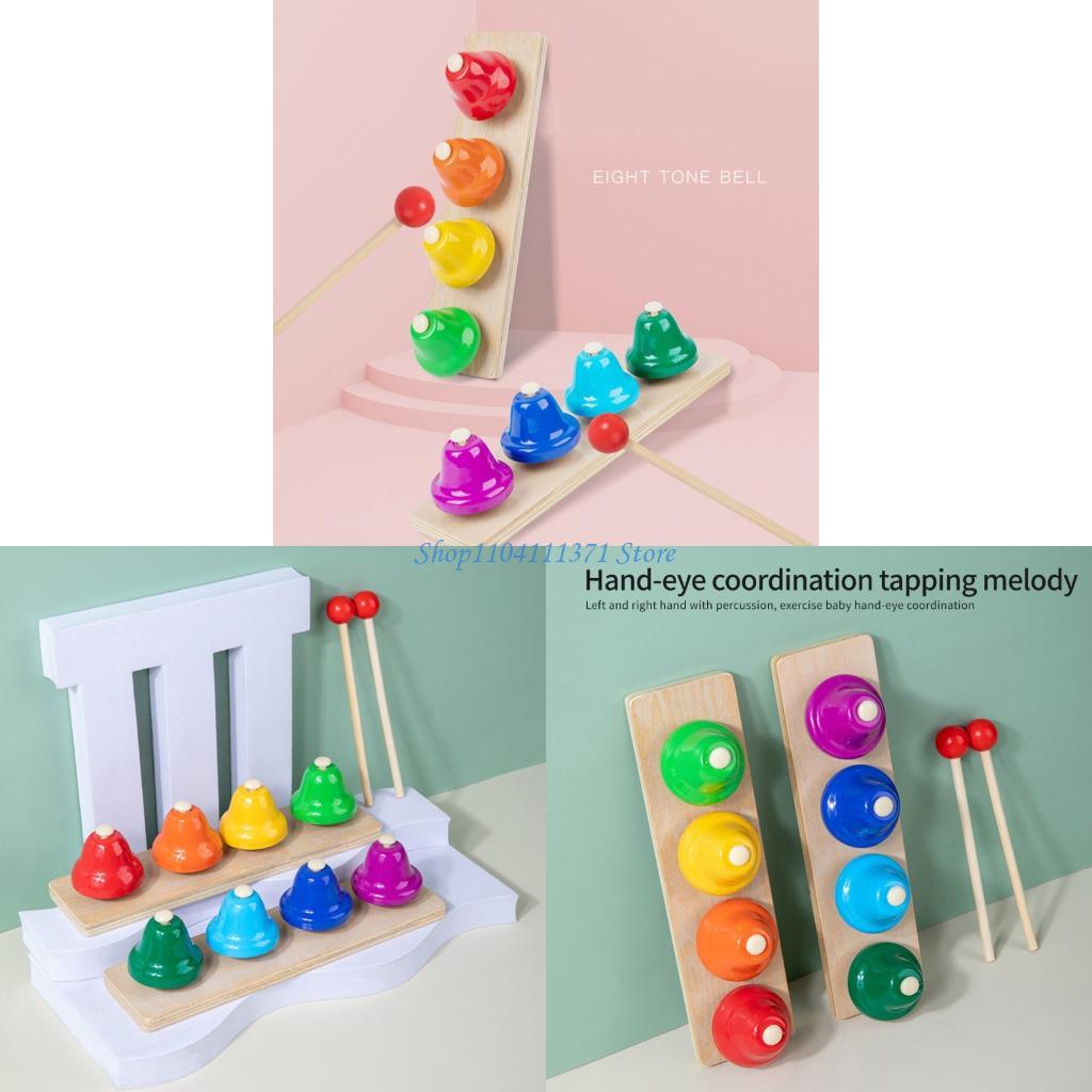 Musical Instrument For Toddlers - Campanelli da scrivania a 8 note