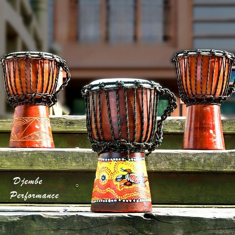 Djembe Hand Drum - Tamburo Africano per Bambini Principianti, Djembe