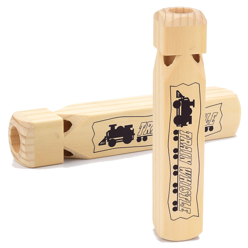 Musical Instrument For Toddlers - Treno in legno per bambini Fischietto