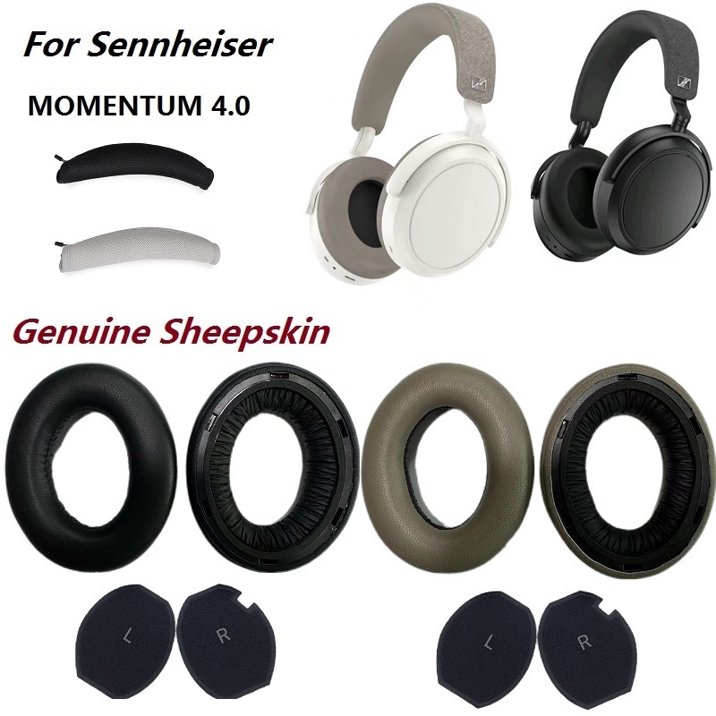 Sennheiser Headphone Momentum 4 - Cuscinetti auricolari in vera pelle di