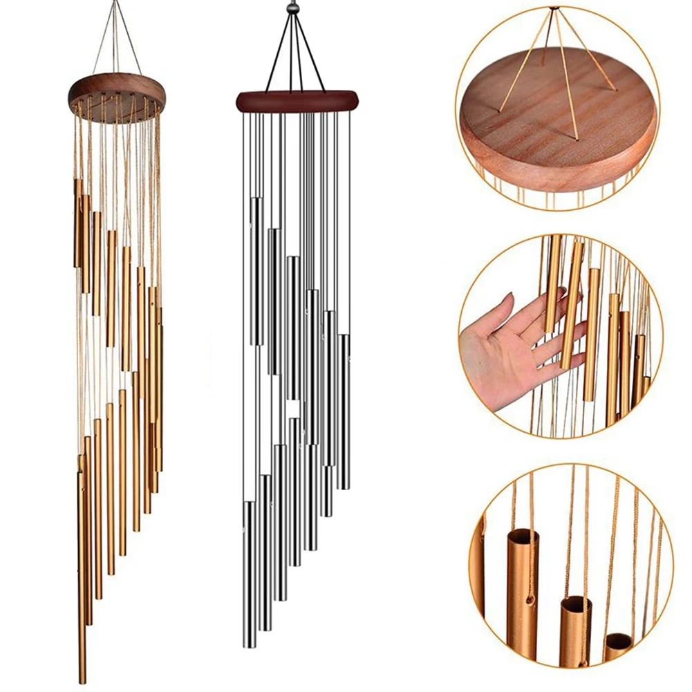 Wind Chime Tubular - 1 pezzo 12 tubi campanelli eolici