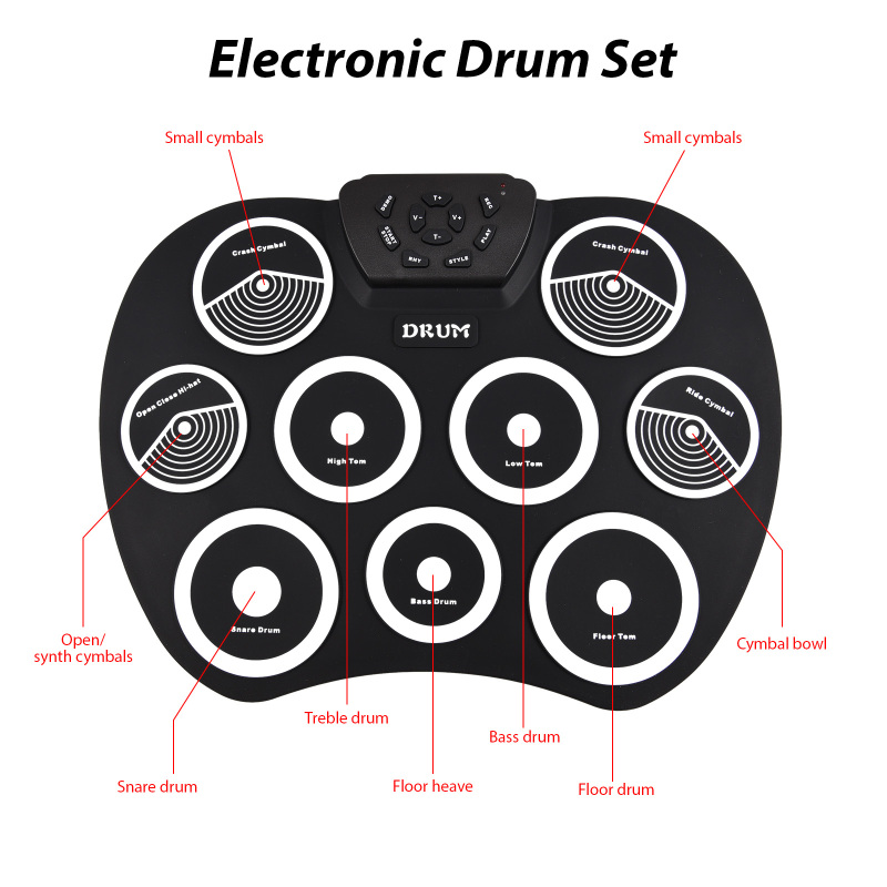 Set di batteria elettronica Ba - Djembe Hand Drum recensione e prezzo