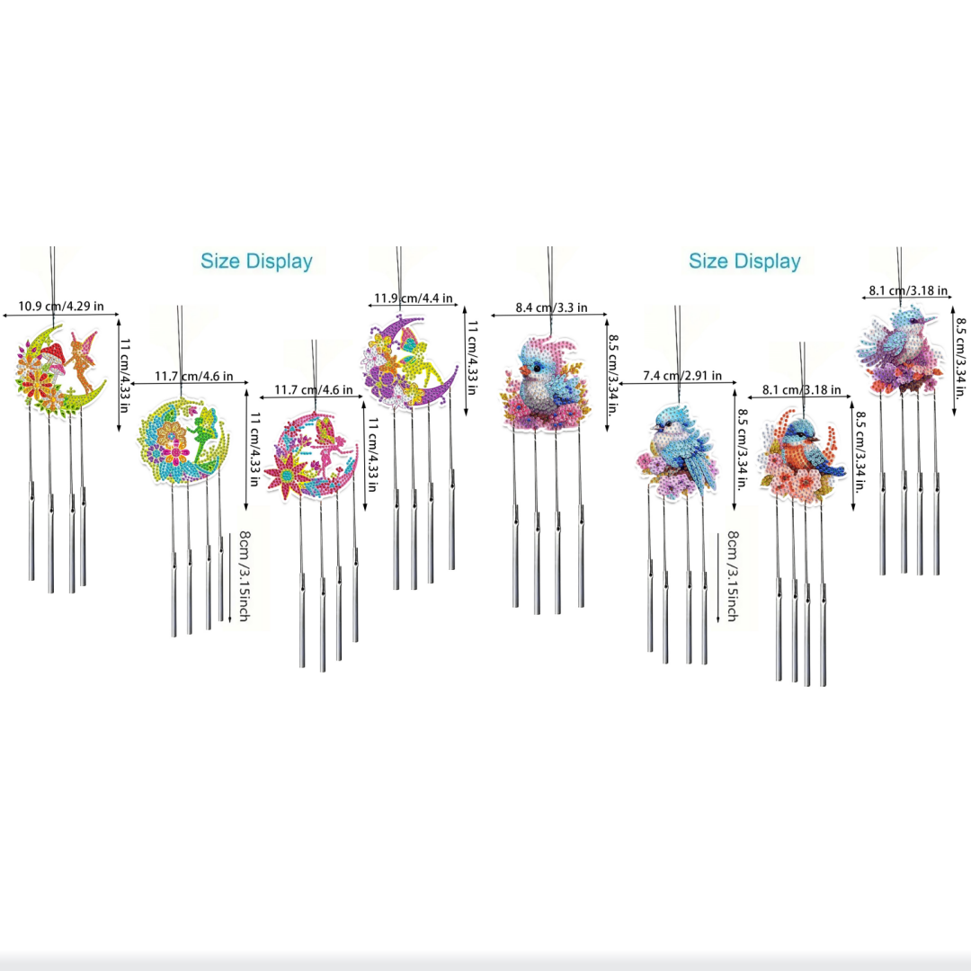 Set di 4 Campanelli a Vento Fa - Wind Chime Tubular recensione e prezzo