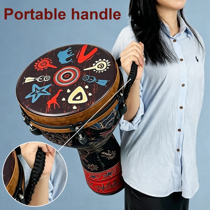 Djembe Colorato da 12 Pollici, - Djembe Hand Drum recensione e prezzo