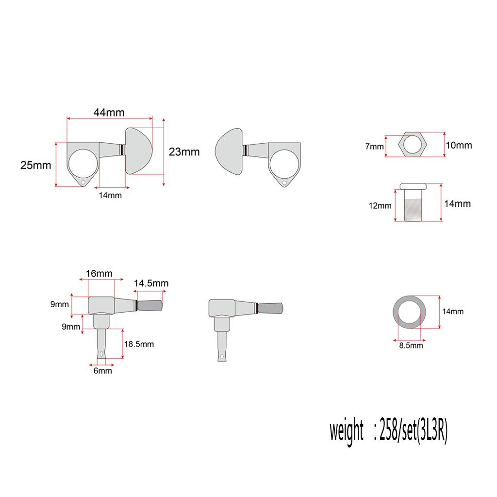 Piroli di Accordatura in Lega  - Acoustic Guitar Dreadnought recensione e prezzo