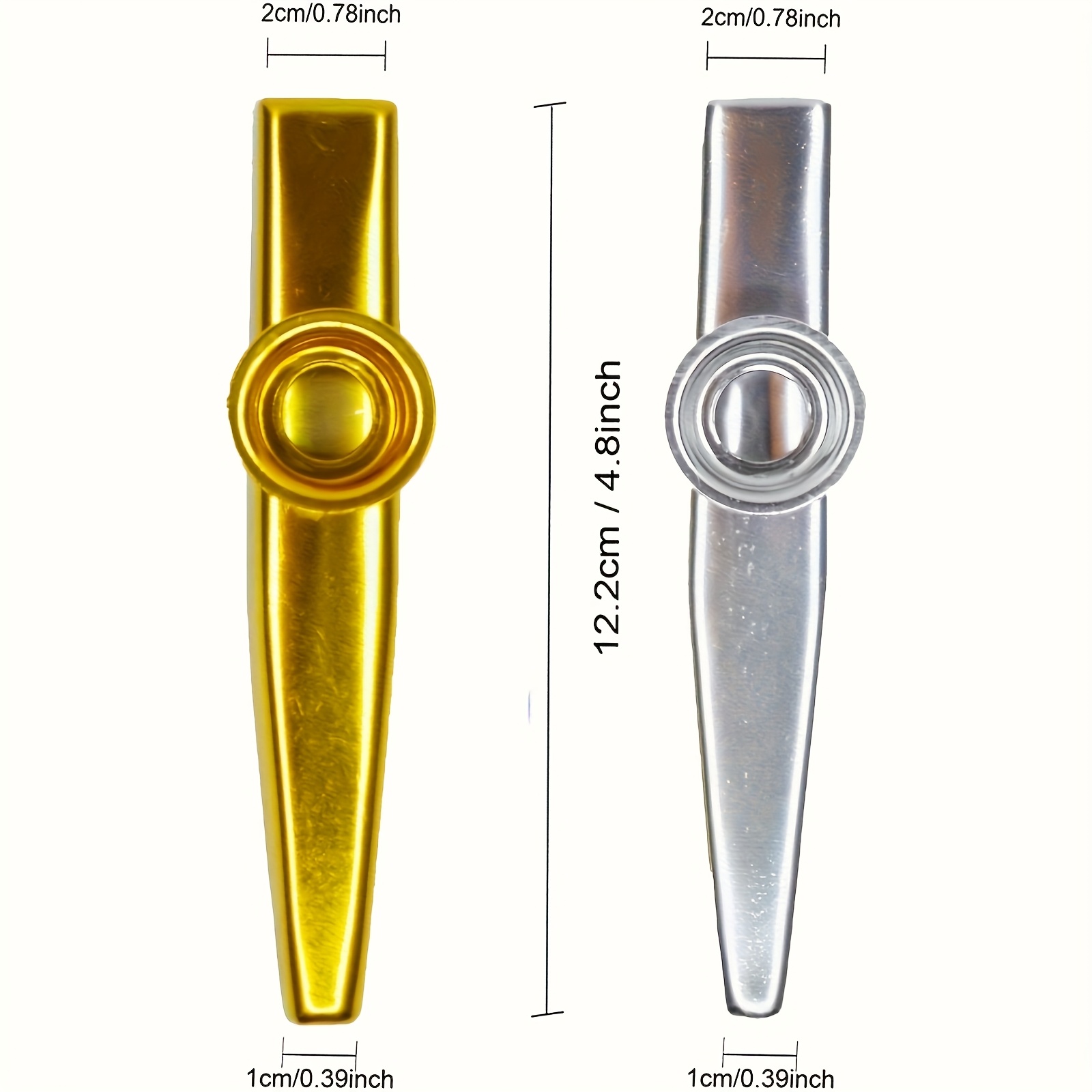 7 pezzi Kazoos in metallo dal  - Musical Instrument Types recensione e prezzo
