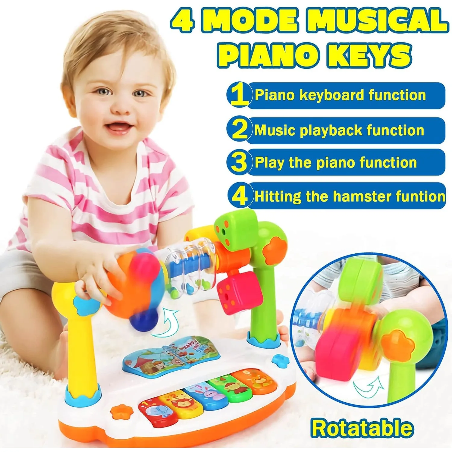 Giocattoli per Bambini, Tambur - Musical Instrument For Toddlers recensione e prezzo