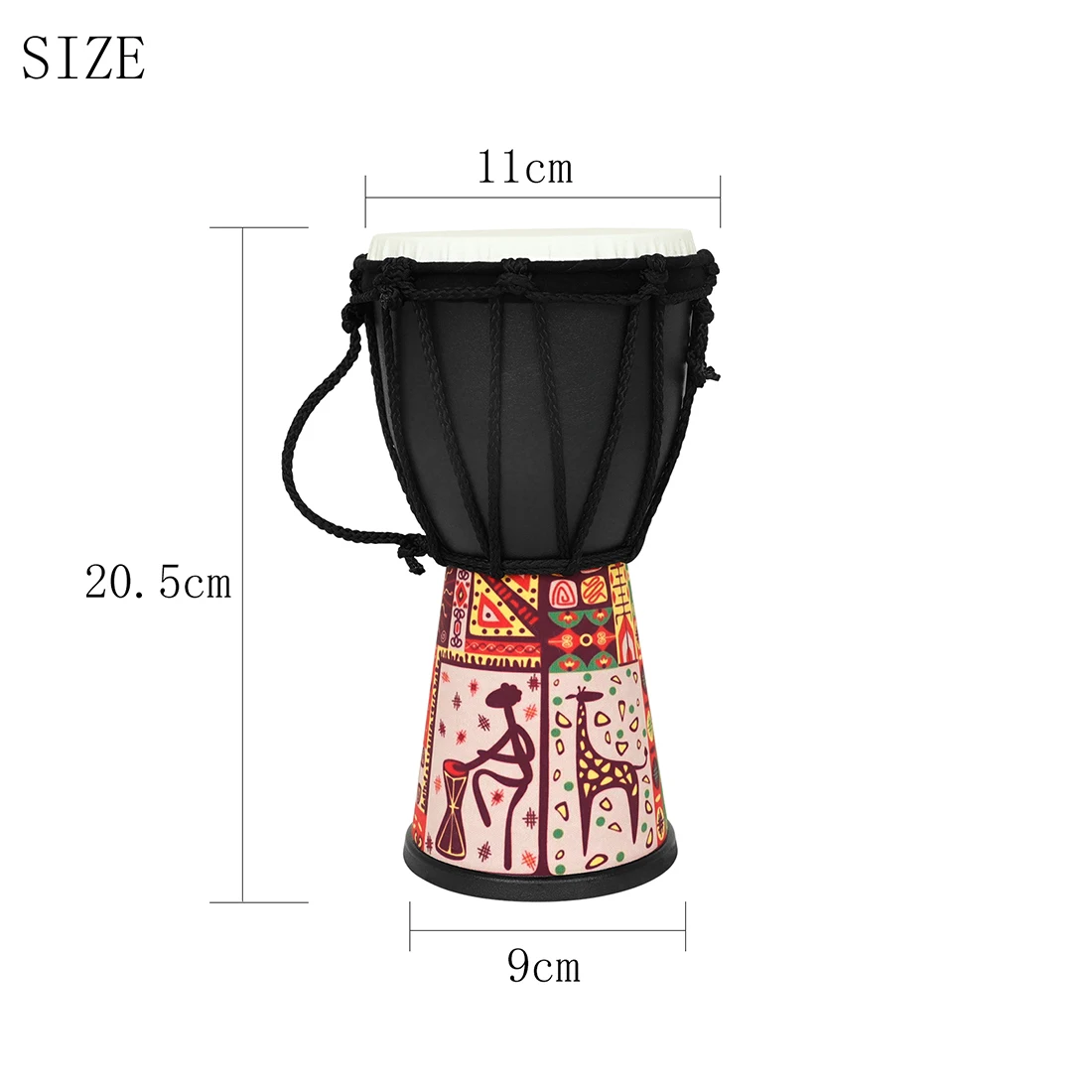 Tamburo africano da 4 pollici  - Djembe Hand Drum recensione e prezzo