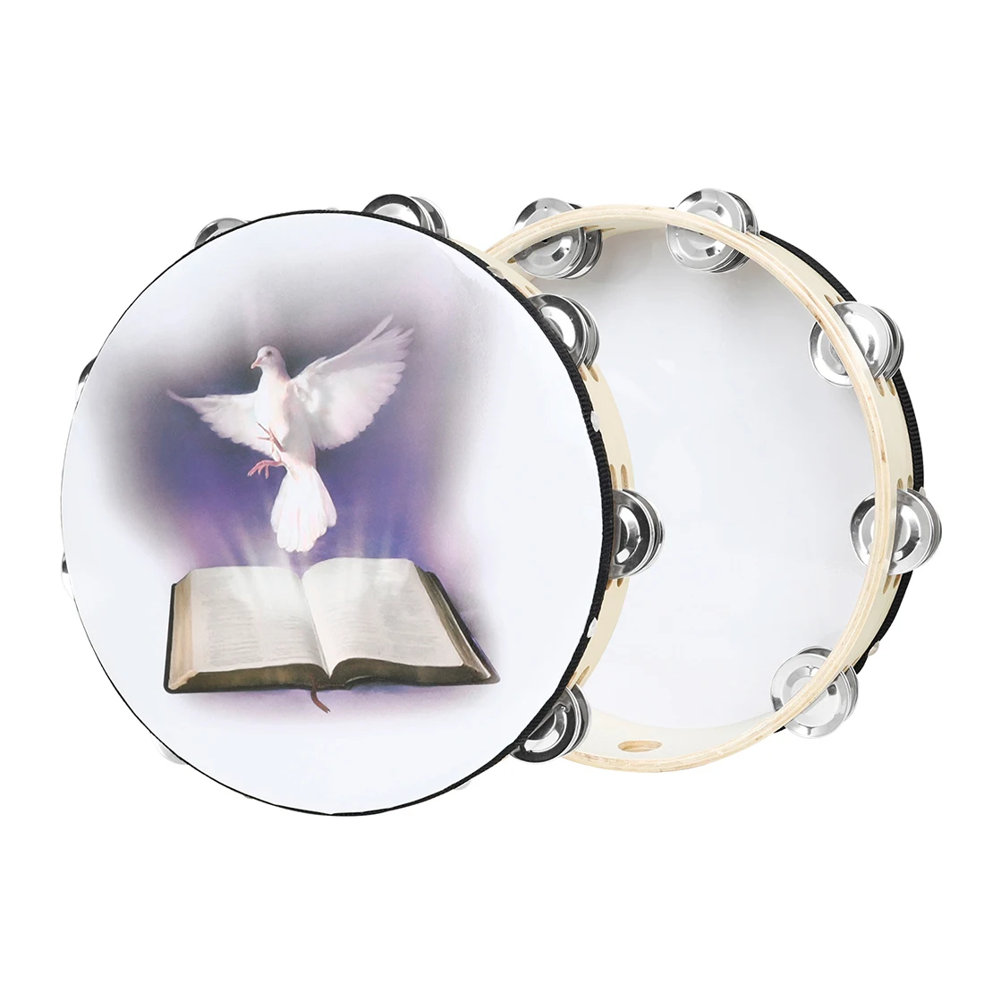M MBAT Tamburello da 10 pollic - Tambourine Hand Drum recensione e prezzo