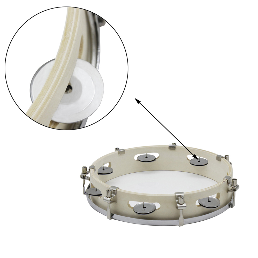 10 pollici tamburello regolabi - Tambourine Hand Drum recensione e prezzo